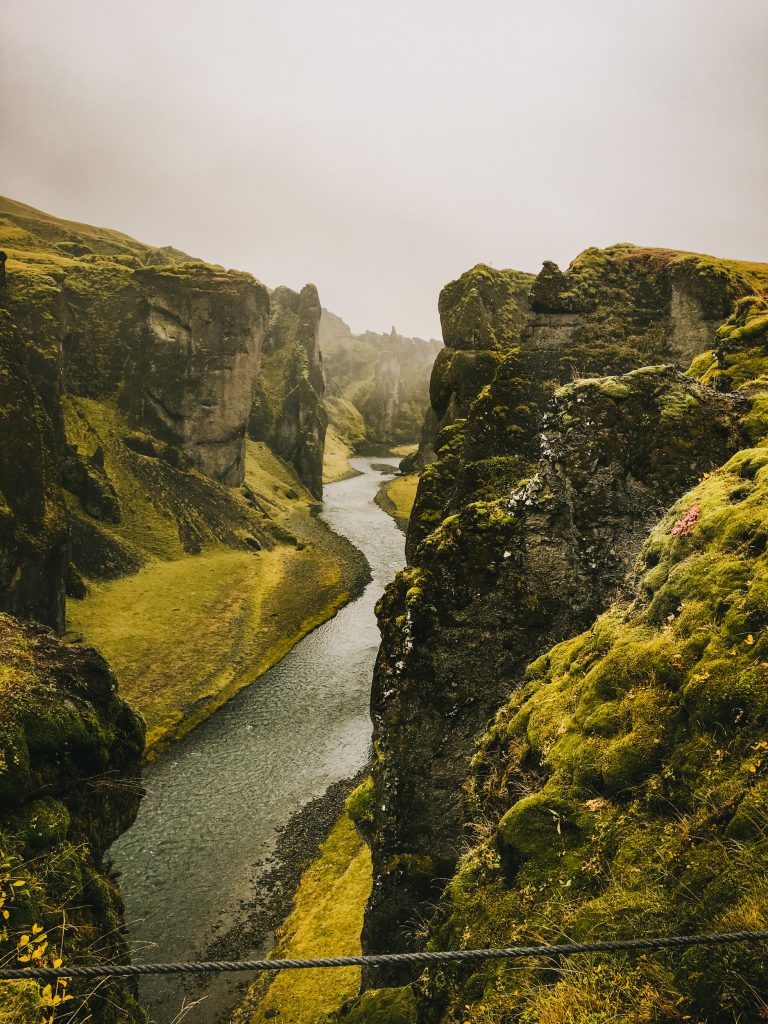 Iceland Fjaðrárgljúfur Canyon