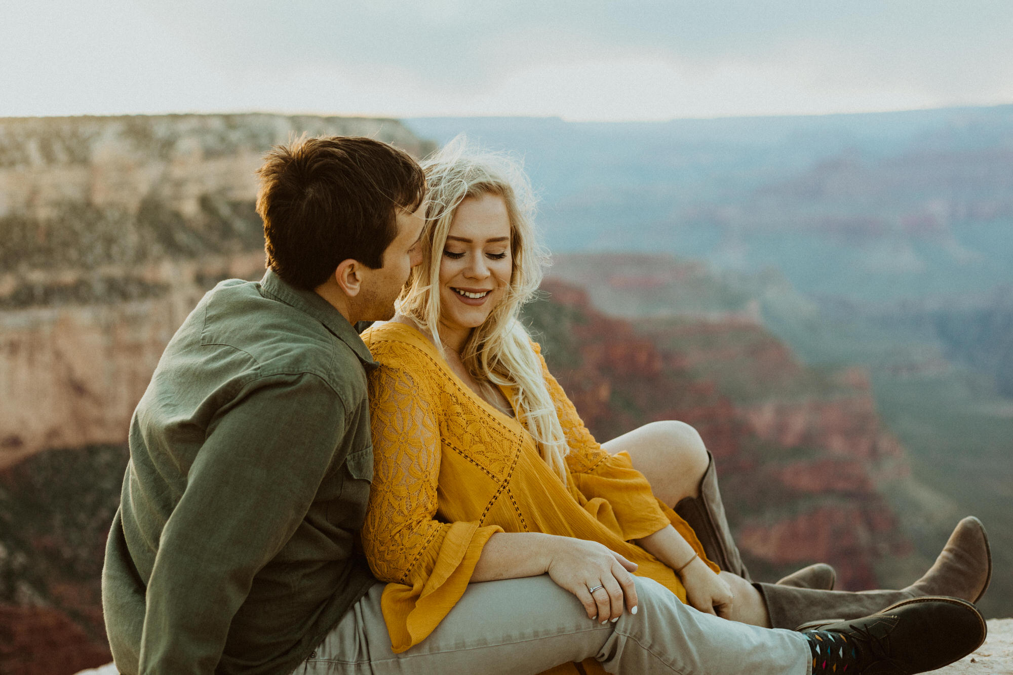 Adventurous couple engagement/honeymoon/anniversary photo session at the Grand Canyon, Travel Collections and Travel Schedule