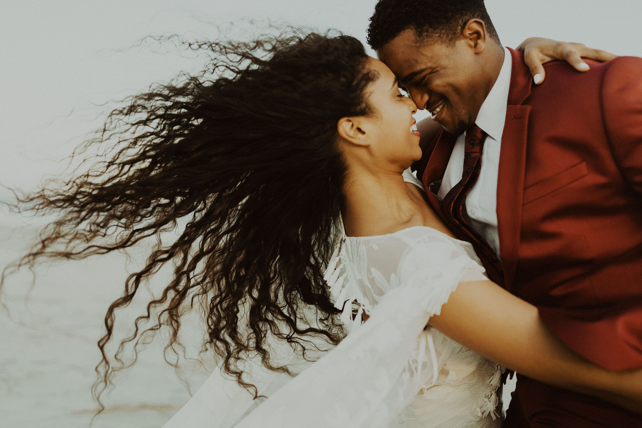 Greece Elopement, Bride and Groom